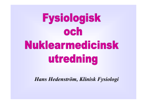 Hans Hedenström, Klinisk Fysiologi
