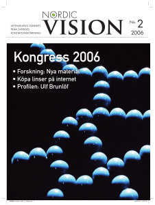 Kongress 2006 - Sveriges Kontaktlinsförening