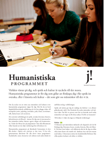 Humanistiska - Jämtlands Gymnasium