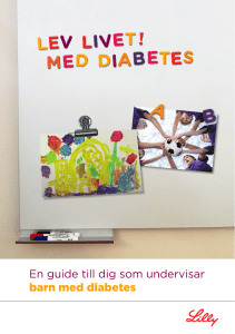 En guide till dig som undervisar barn med diabetes