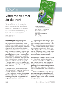 Visa PDF - Svenska Botaniska Föreningen