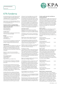 KPA-fonderna - Swedbank Robur