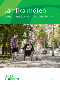 Guide till bättre bemötande i Umeå kommun