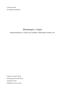 Blandningen i vitögat - Lund University Publications