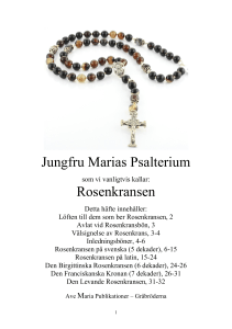 Jungfru Marias Psalterium Rosenkransen