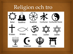 Religion och tro 1