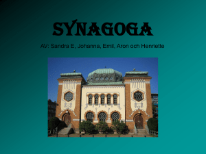 Synagoga - religion-slotte