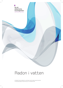Radon i vatten