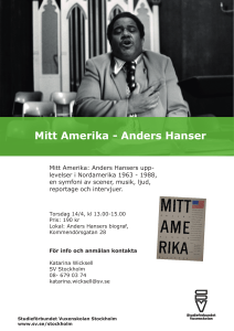 Mitt Amerika - Anders Hanser