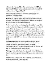 Minnesanteckningar från möte Lena Insulander, SDF och Stig Attvall