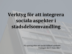 Karl de Fine Licht och Stefan Molnar: Verktyg för att integrera sociala