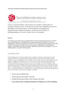Valmanifest Hudiksvalls Socialdemokratiska Arbetarekommun
