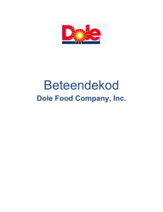 Dole Food Company, Inc
