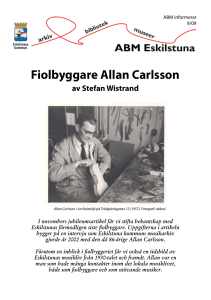 Fiolbyggare Allan Carlsson