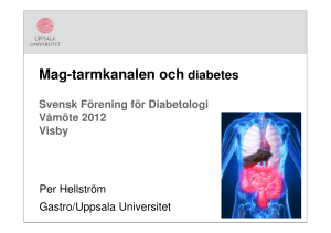 Mag-tarmkanalen och diabetes - Svensk Förening för Diabetologi