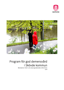 Program för god demensvård i Skövde kommun