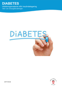 Diabetes - insulindelegering