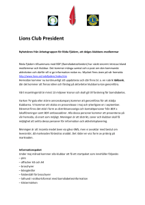 Lions Club President