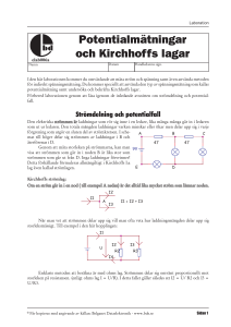 Potentialmätningar och Kirchhoffs lagar