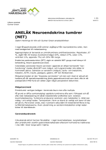ANELÄK Neuroendokrina tumörer (NET)