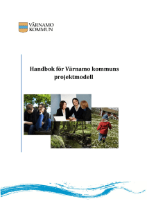 Handbok för Värnamo kommuns projektmodell