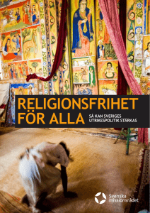 religionsfrihet - Svenska missionsrådet