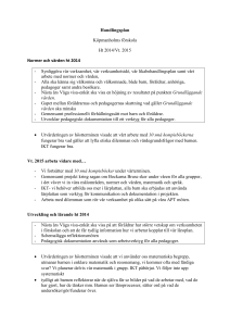 Handlingsplan Köpmanholms förskola Ht 2014/Vt. 2015 Normer och