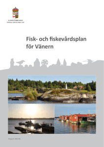 Fisk- och fiskevårdsplan för Vänern