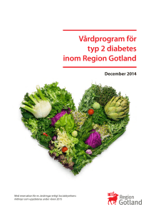 Vårdprogram för typ 2 diabetes inom Region Gotland