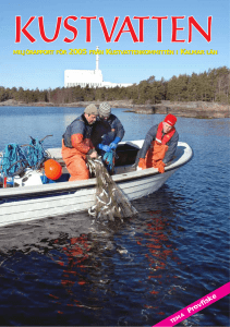 Provfiske - Kalmar läns kustvattenkommitté