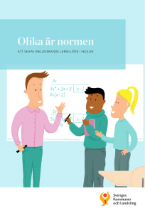 Olika är normen - SKL:s webbutik - Sveriges Kommuner och Landsting