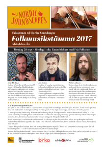 Folkmusikstämma 2017