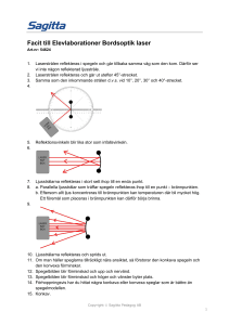 Facit till Elevlaborationer Bordsoptik laser