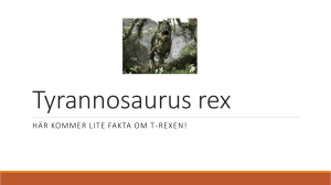 Tyrannosaurus rex - satunapandorna2007