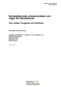 Stiftelsen Kulturmiljövård Rapport 2015:56