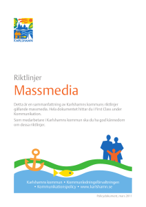 Massmedia - Karlshamns Kommun