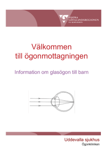 Information om glasögon till barn