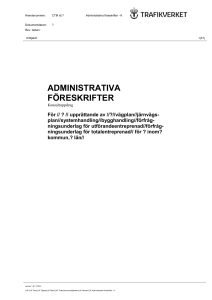 administrativa föreskrifter
