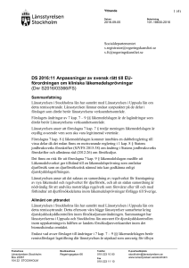DS 2016:11 Anpassningar av svensk rätt till EU