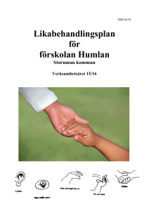 Likabehandlingsplan