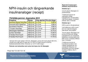 2017-01 Prisjämförelse insulin recept