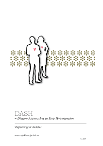 DASH – vägledning för dietister