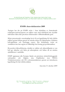 ENSPs Aten-deklaration 2009