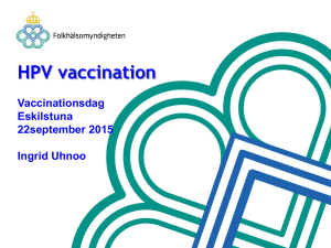 HPV vaccination av pojkar