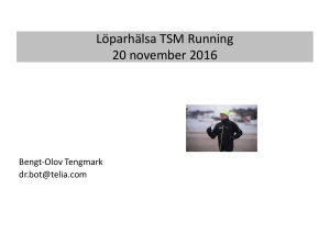 Löparhälsa TSM Running 20 november 2016