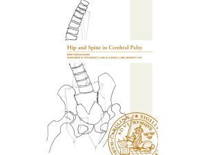 Hip and Spine in CP