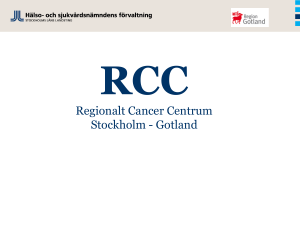 Presentation RCC samverkansnämnd