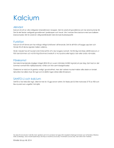 Kalcium - SANTO-Li