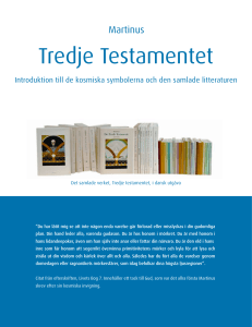 Tredje Testamentet - Martinus åndsvidenskab Det Tredie Testamente