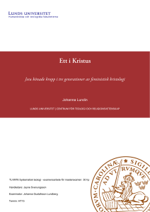 Ett i Kristus - Lund University Publications